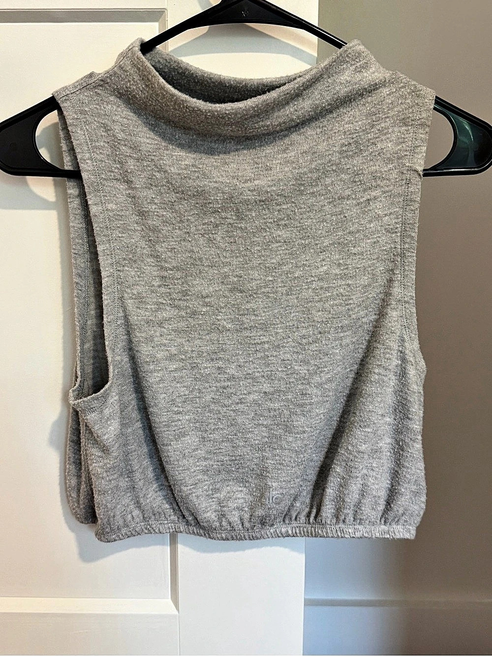 alo Gray Knit Tank Top Like New